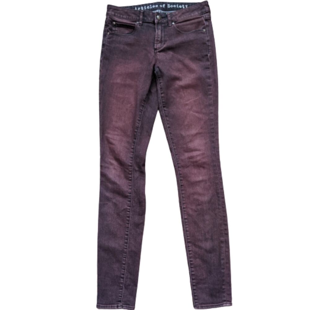 Articles of Society Maya Red Eye Skinny Jeans Size 25